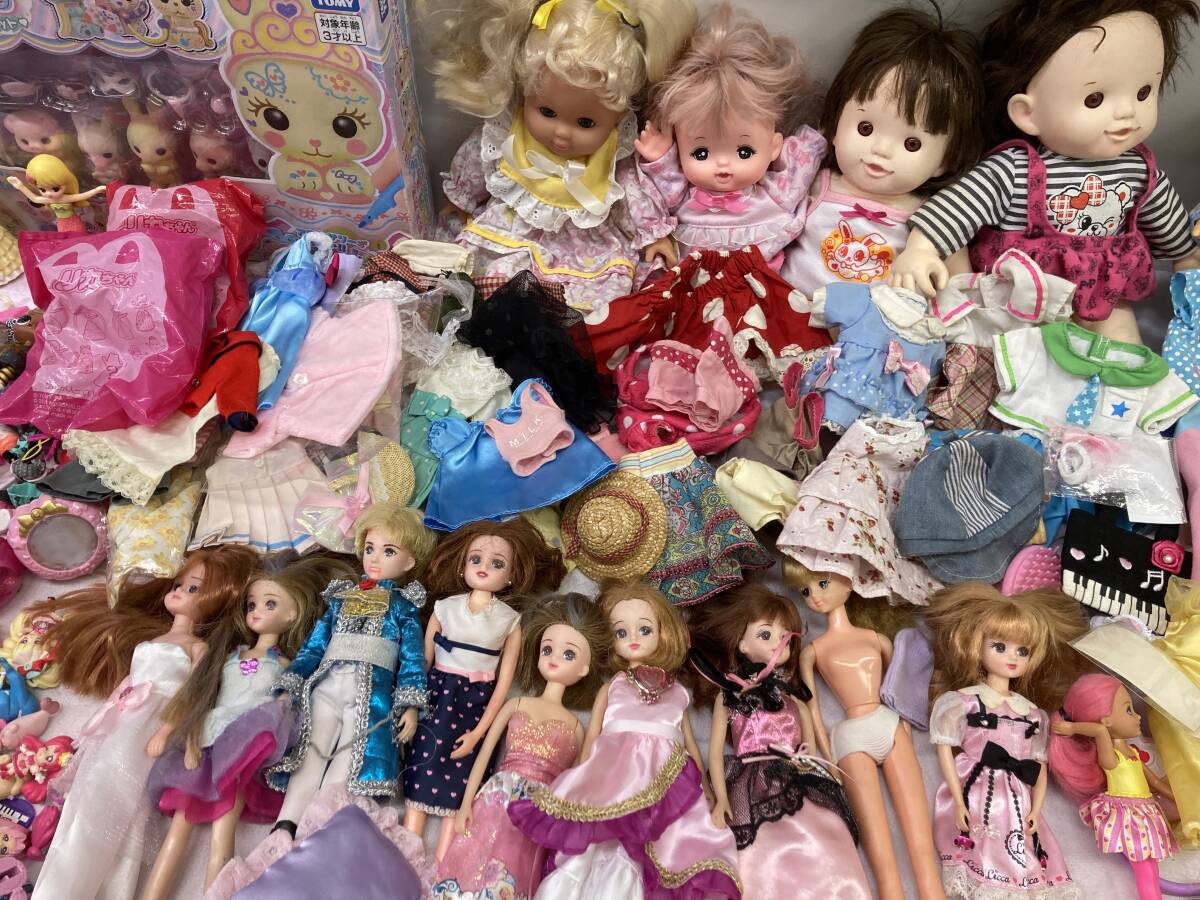 **[ Junk ] woman toy large amount set goods anime Precure Barbie Licca-chan Jenny other doll metamorphosis 140 size 
