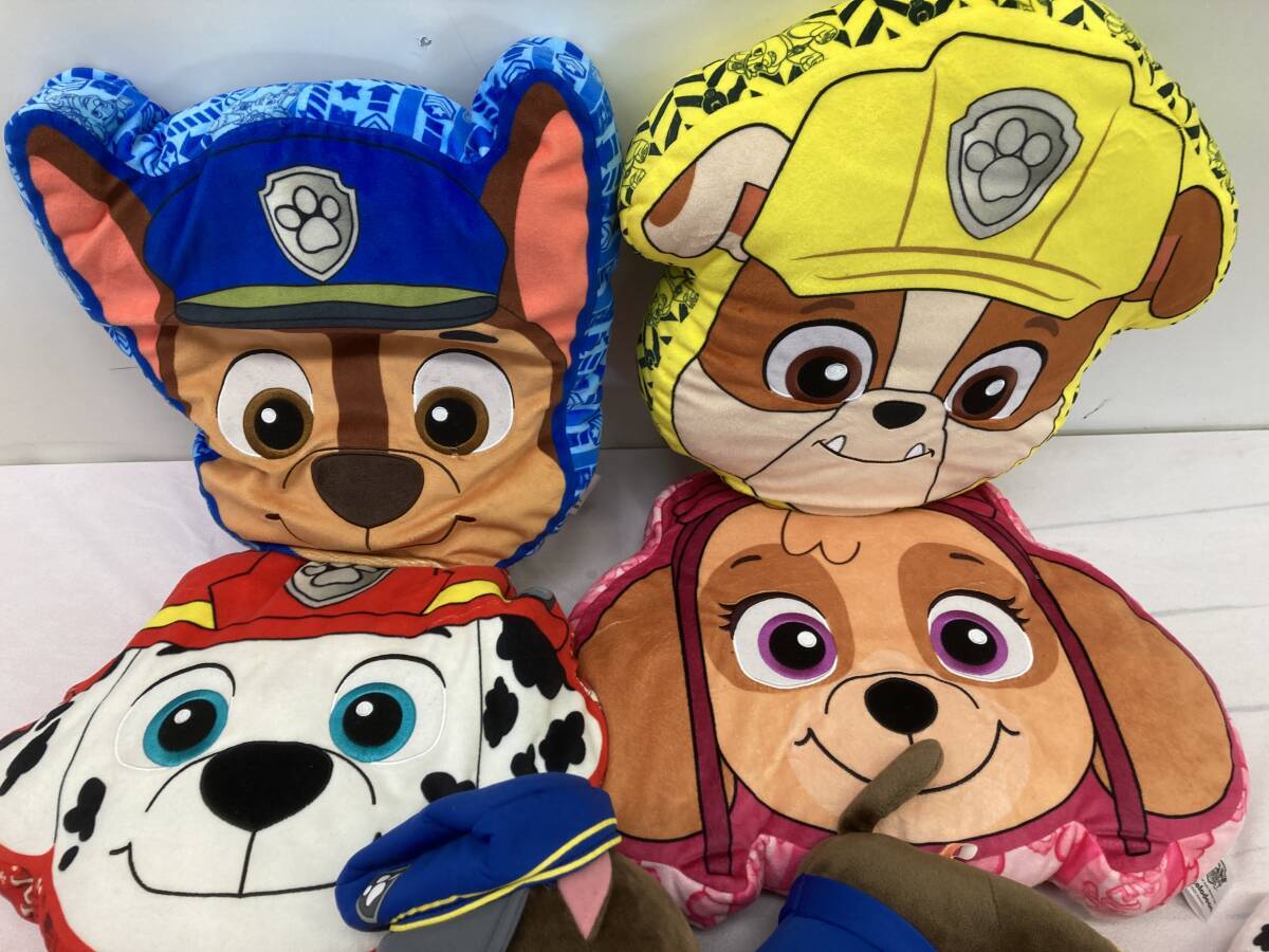 ★◆【USED】パウパトロール 8点セット クッション ぬいぐるみ かるた まとめ PAW PATROL 140サイズ_画像8