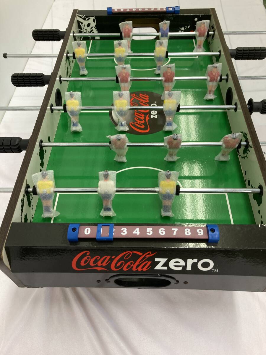 ★◆【保管品】コカ・コーラゼロ テーブルサッカー ゲーム ポイントコレクション 卓上 Coca-Cola zero 160サイズ_画像3