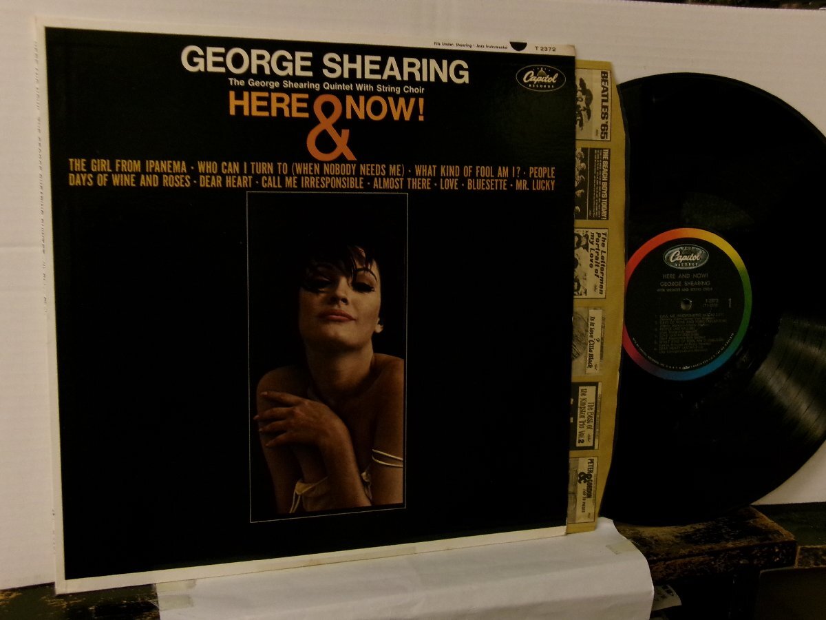 ▲LP GEORGE SHEARING QUINTET WITH STRING ジョージ・シアリング / HERE AND NOW 輸入盤 CAPITOL T-2372◇r60511_画像1