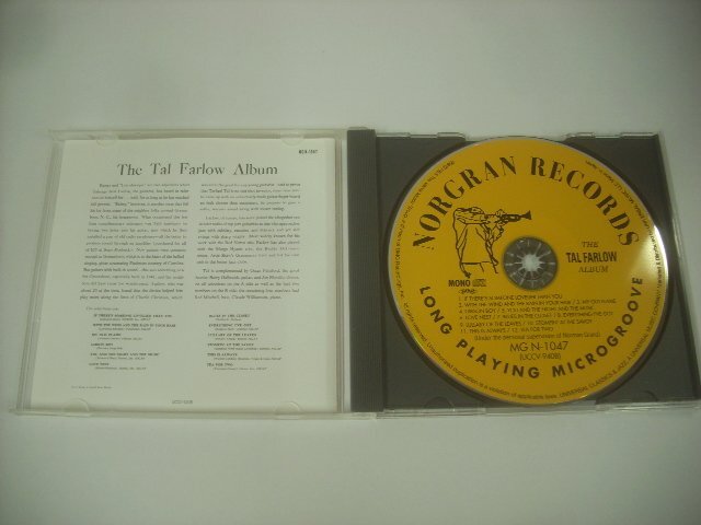 ■ 帯付CD TAL FARLOW / THE TAL FARLOW ALBUM ザ・タル・ファーロウ・アルバム 国内盤 ユニバーサルミュージック UCCV 9408 ◇r60430_画像3