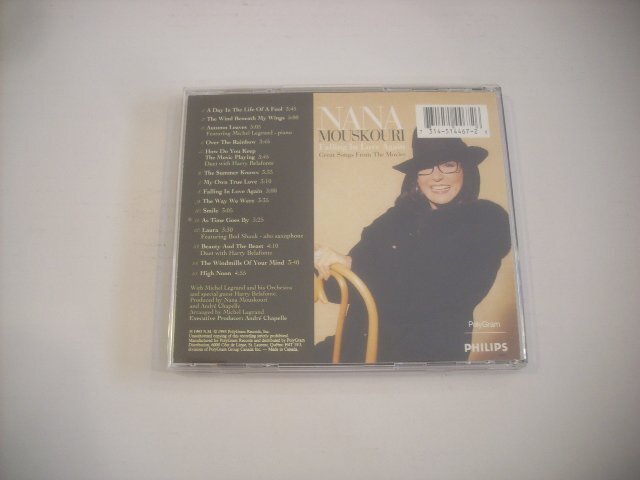 ● 輸入CANADA盤 CD NANA MOUSKOURI / FALLING LOVE AGAIN GREAT SONGS FROM THE MOVIES ナナ・ムスクーリ 1993年 ◇r60517_画像2