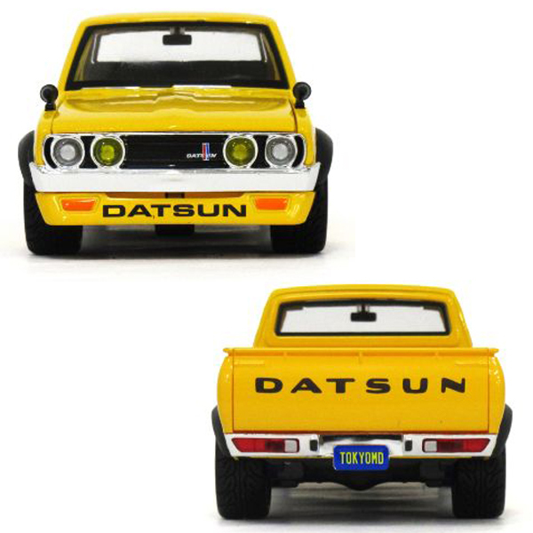 1:24 TOKYO MOD 1973 Datsun 620 Pick up Yellow ミニカー【Maisto】_画像3