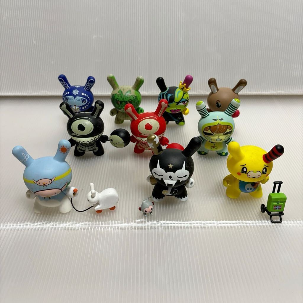 キッドロボット kidrobot ダニー dunny フィギュア 10体 大量セット 123Klan/Tado/FATALE SERIES 等 2009年/2010年 レア コレクション_画像1