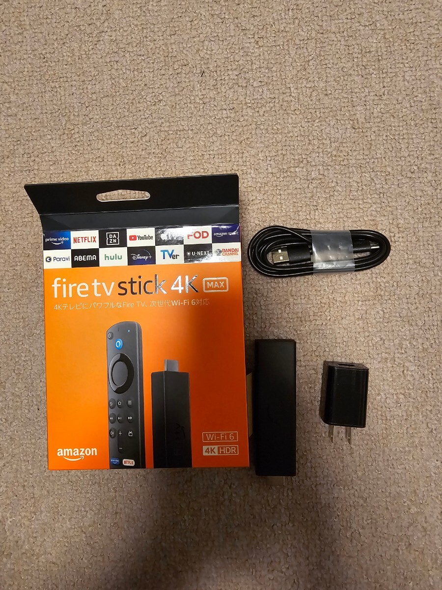 Amazon Fire TV Stick 4K Max 第3世代 Alexa対応音声認識リモコン付属 アマゾン スマートテレビ _画像1
