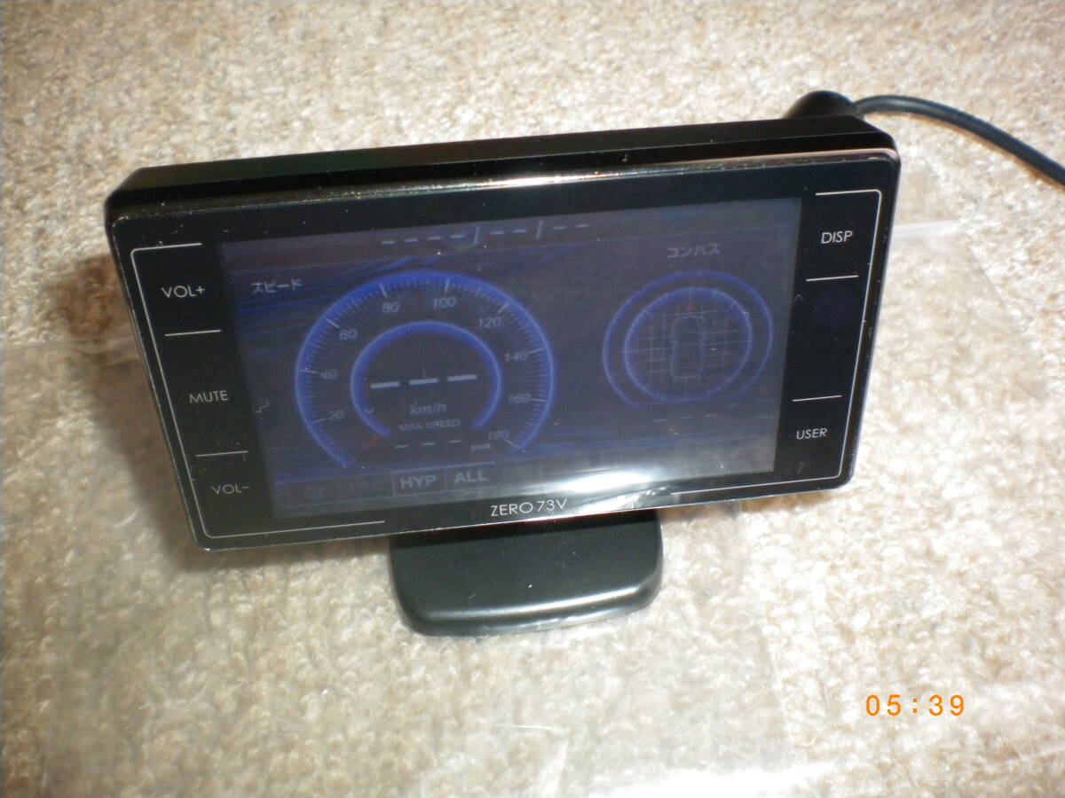 COMTEC コムテック GPS搭載型 レーダー探知機 ZERO 73V 動作品 全国定形外350円発送可能 の画像4