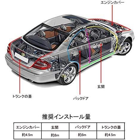 16m Innico 車用ドアモール 風切り音 防止テープ 風切り音遮断 気密性アップ 静音 防 アップグレード L型 (16m)_画像6