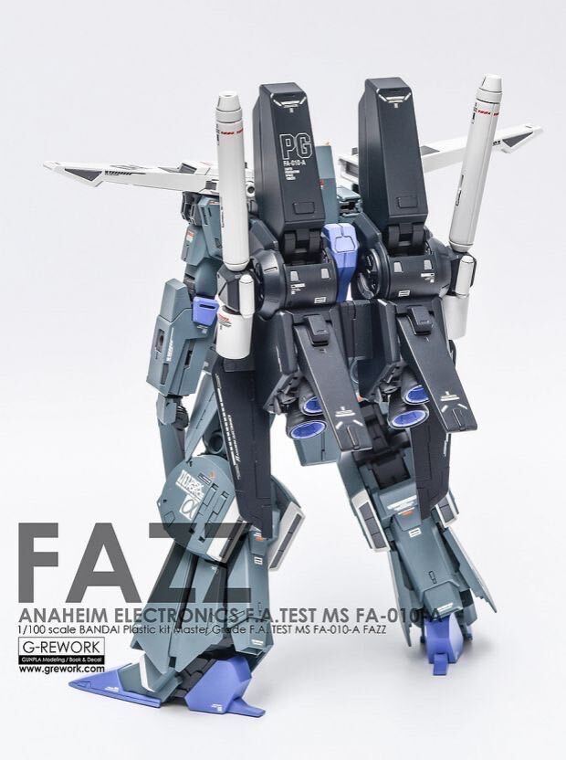 MG 1/100 FA-010A FAZZ Ver.Ka専用水転写式デカール2枚セット_画像6