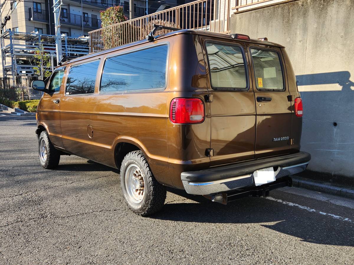 ■ リア観音 車検R7/4 リアエアコン 00y Dodge B2500 RAM Van 1ナンバー ■ オートチェック有 Bモニター オートクルーズ ラムバン ヒッチ付_画像2