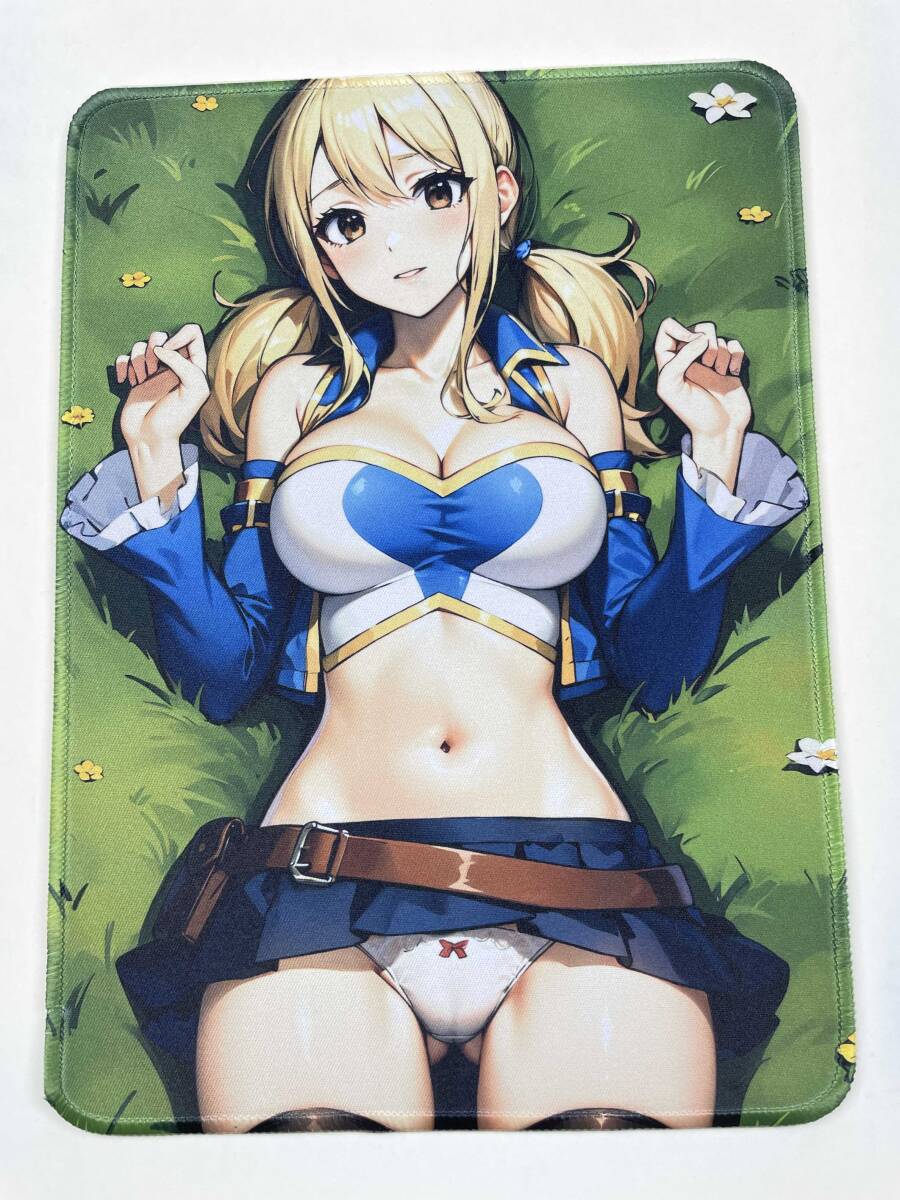 【1円スタート】プレイマット　制服 美少女 コスプレ 女子学生 ビキニ 巨乳　同人 ルーシィ・ハートフィリア Fairy Tail Ｓ05－47_画像1