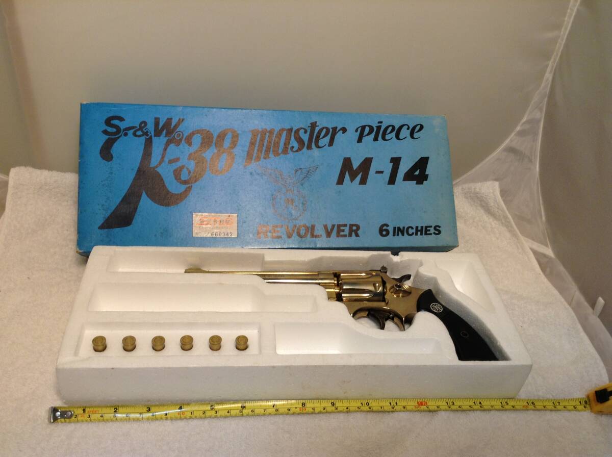  long-term keeping goods model gun S&W master piece M-14 box attaching 