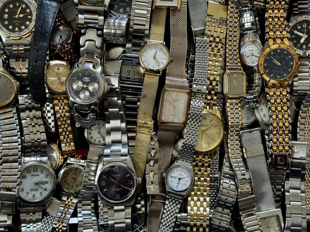 約500点 セイコー・シチズン・カシオ 海外ブランド他 SEIKO・CITIZEN・CASIO 大量腕時計 まとめ売り ジャンク 3_画像7