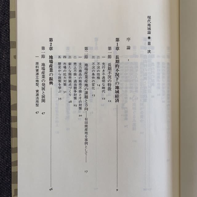 現代地域論 地域振興の視点から 下平尾勲 八朔社 1998年 初版発行_画像3