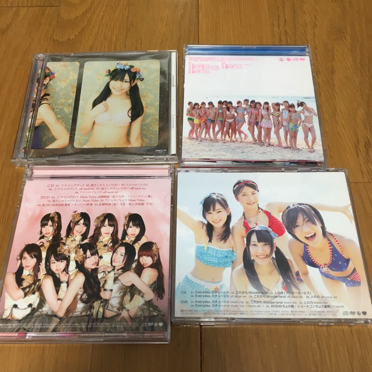AKB48  CD &DVD まとめ売り4枚セット(ポニーテールとシュシュ等)