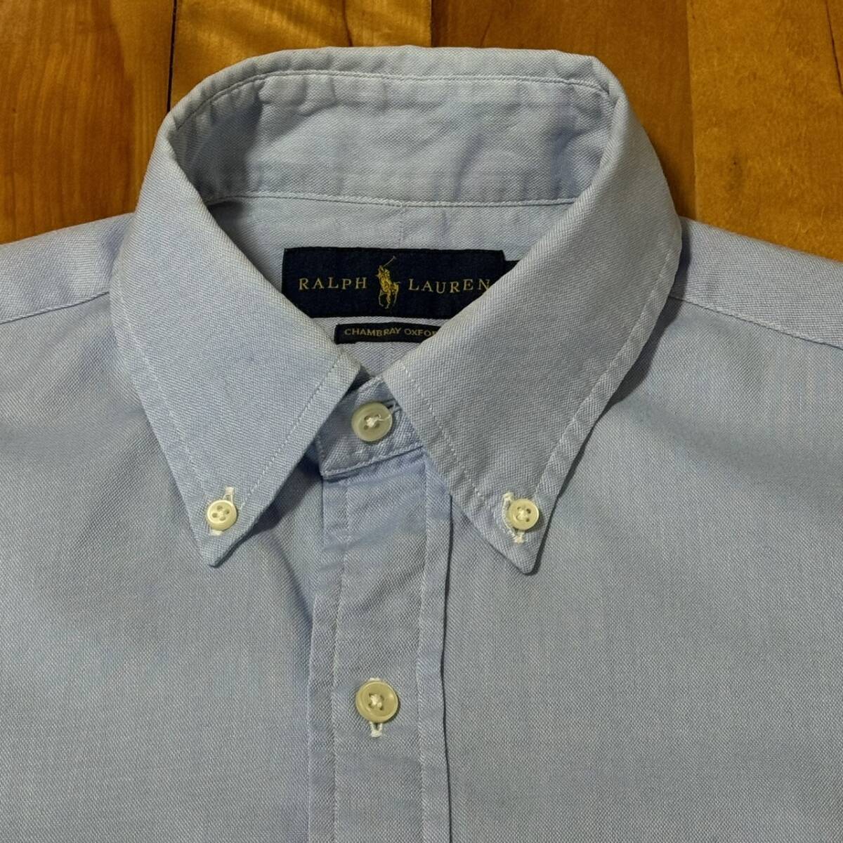  Ralph Lauren короткий рукав оскфорд рубашка синий S BD рубашка po колено вышивка 