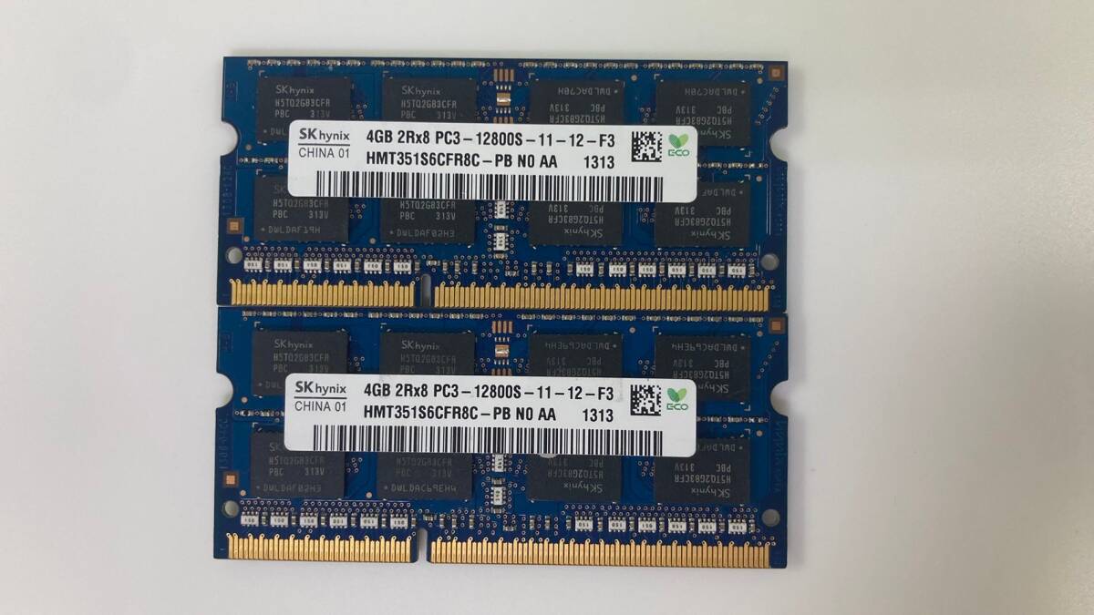 SK hynix PC3-12800S 4GB×2枚(計8GB)の画像1