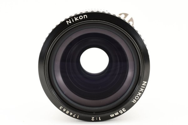 ★薄くもり・外観美品★ ニコン Nikon Ai NIKKOR 35mm F2 #14771MTT_画像3