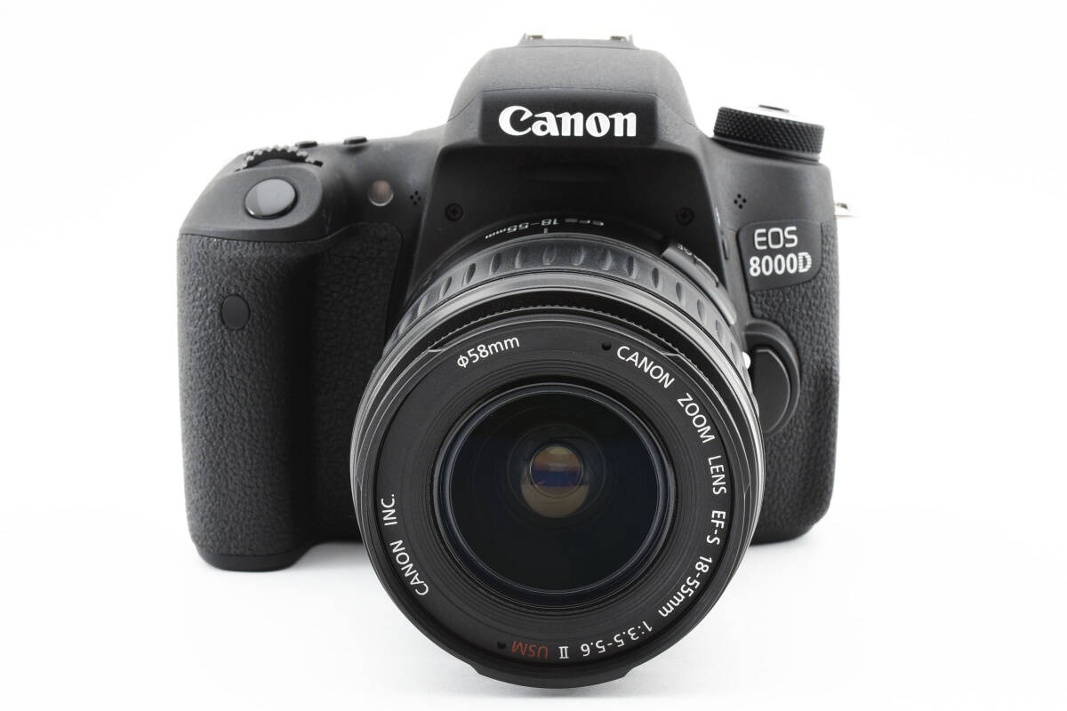 【美品】キヤノン CANON EOS 8000D EF-S 18-55mm レンズセット レンズキット #2136804A_画像3