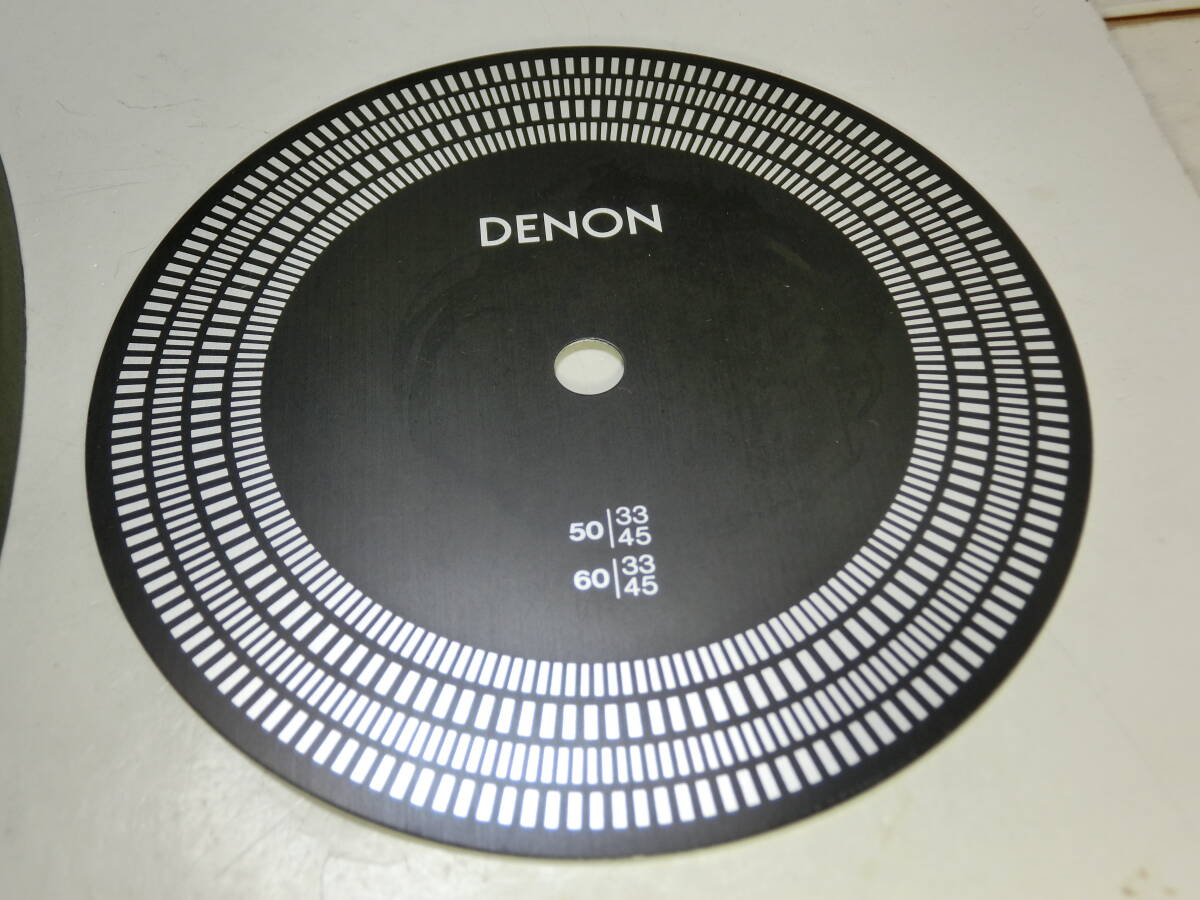 rシ623 送料510円 (3)DENON DP-790 付属 ターンテーブルシート 動作未確認 デノン レコードプレーヤー 部品 ジャンク出品_画像5