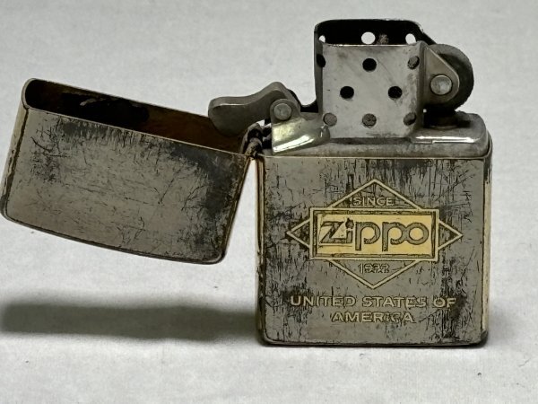 Zippo ジッポライター　SINCE 1932 UNITED STATES OF AMERICA 　1993年製 made in USA 中古 現状品_画像4