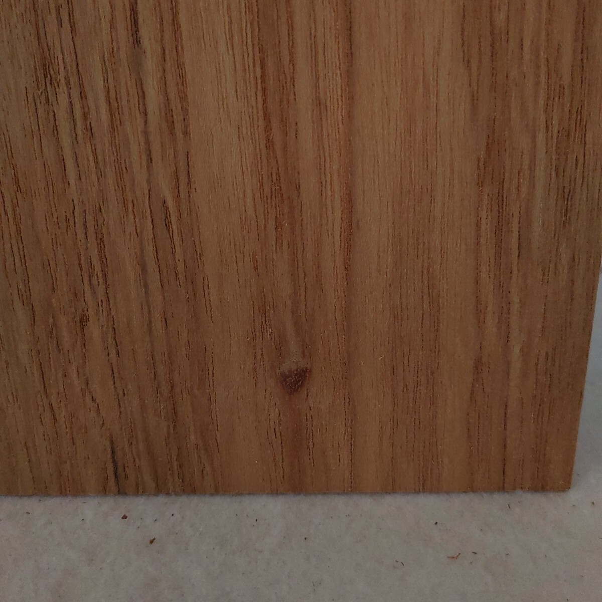 【薄板3mm】【節有】チーク(52)　木材_画像3