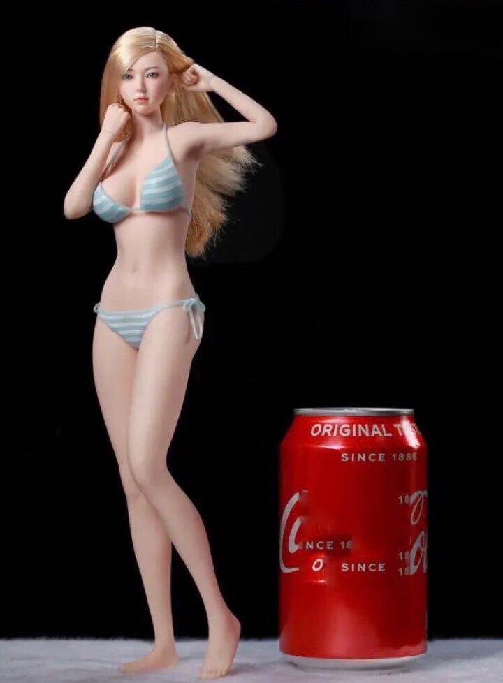 1/6 フィギュア　女性素体　女体　スリム　シームレス　内芯構造体　繊細可動フィギュア
