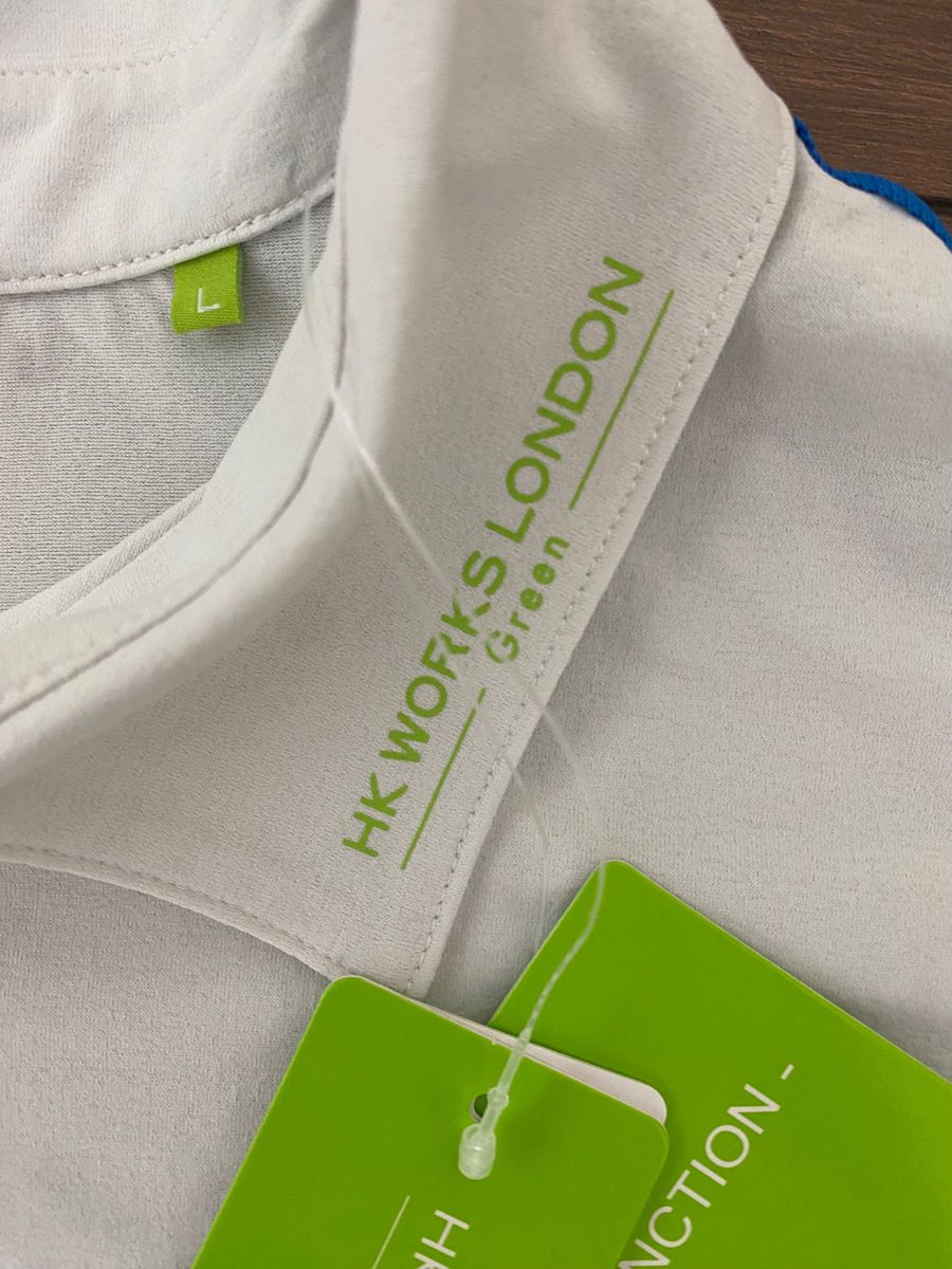新品　メンズ 半袖ポロシャツ　HK WORKS LONDON  Lサイズ UVカット ゴルフ