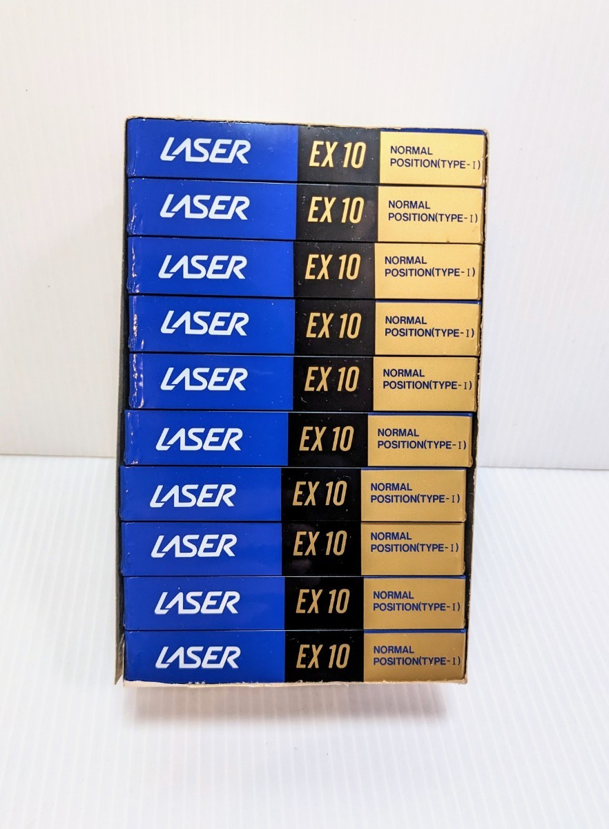 新品 カセットテープ LASER EX 10 ノーマル 10本 ③_画像1