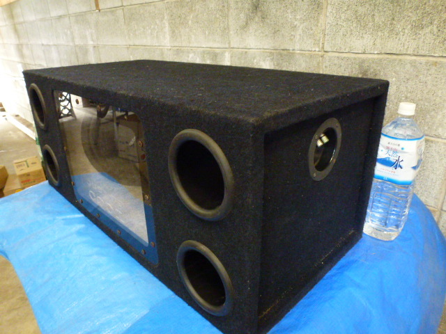  rare Alpine power amplifier MRV-F400S, subwoofer BOX, wiring all-in-one set . sound, deep bass,DJ,EDM, Reggae, Techno,