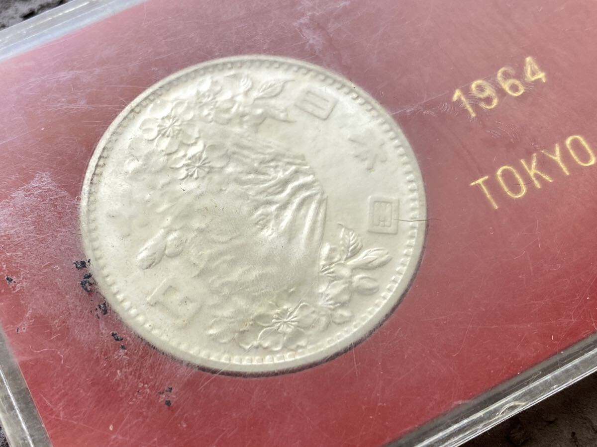 1964 東京オリンピック 東京五輪 千円銀貨 1000円銀貨 ケース入_画像2