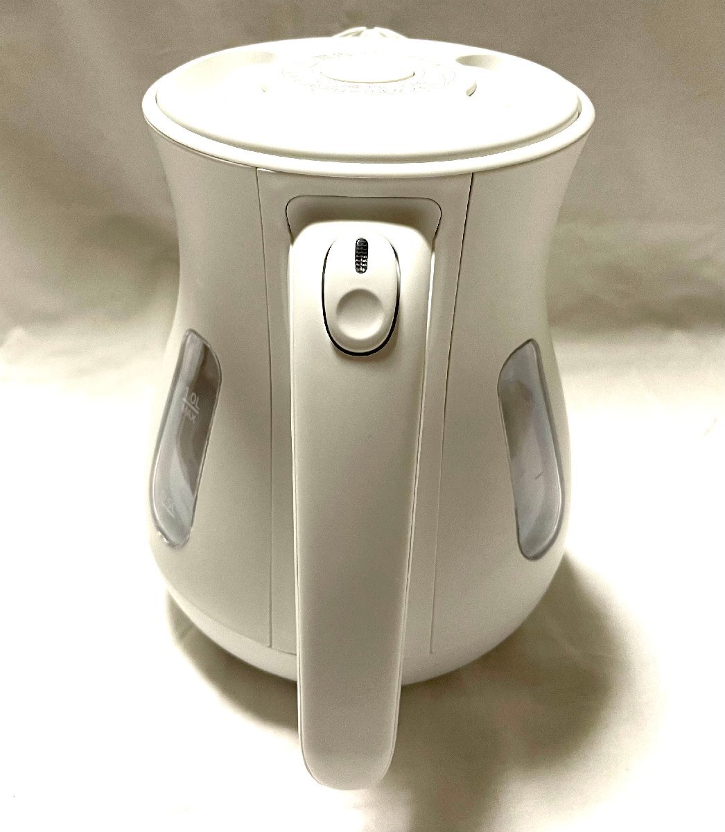# unused exhibition goods TIGER electric kettle 5SAFE+ 1.0L PCL-A101 mat white *