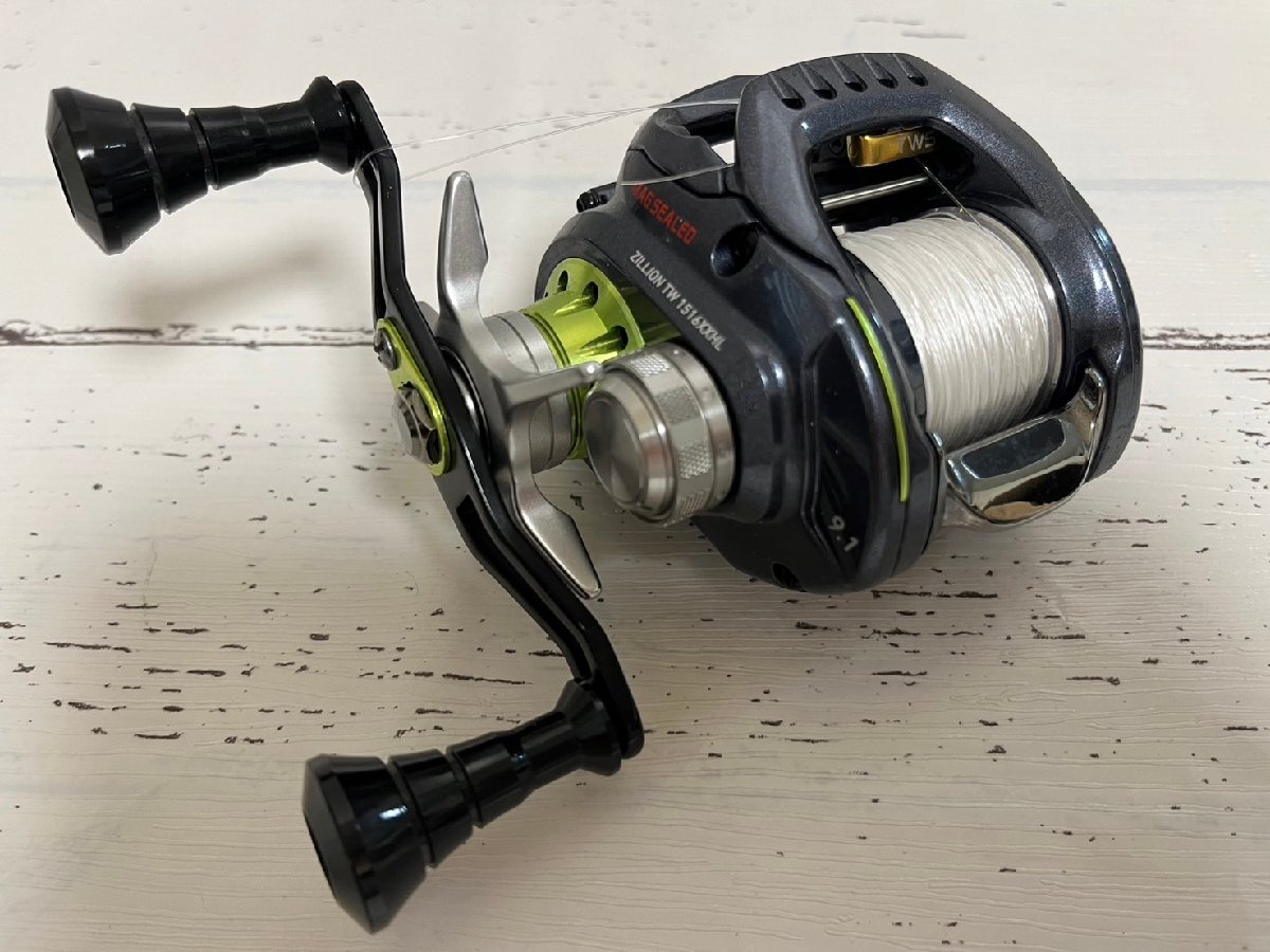 ■ DAIWA TWS ZILLION TW 1516XXHL レフトハンドル ダイワ ジリオン ベイト リール 元箱付き ★の画像2