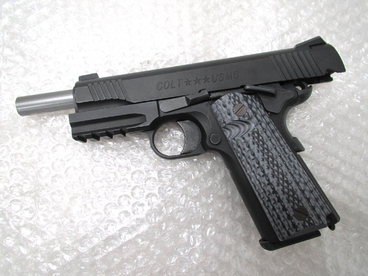 #* Tokyo Marui M45A1 BLACK COLT USMC Colt Government газ свободный затвор ASGK печать газовый пистолет журнал 2 шт / с футляром 