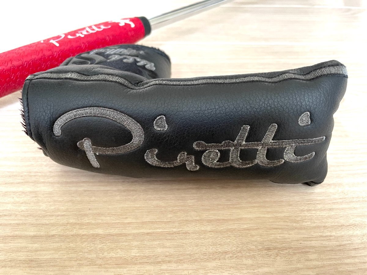 ■ Piretti USA Milled コットンウッド2 303SS ピレッティ　ゴルフ パター ブラック ヘッドカバー付き ★_画像8