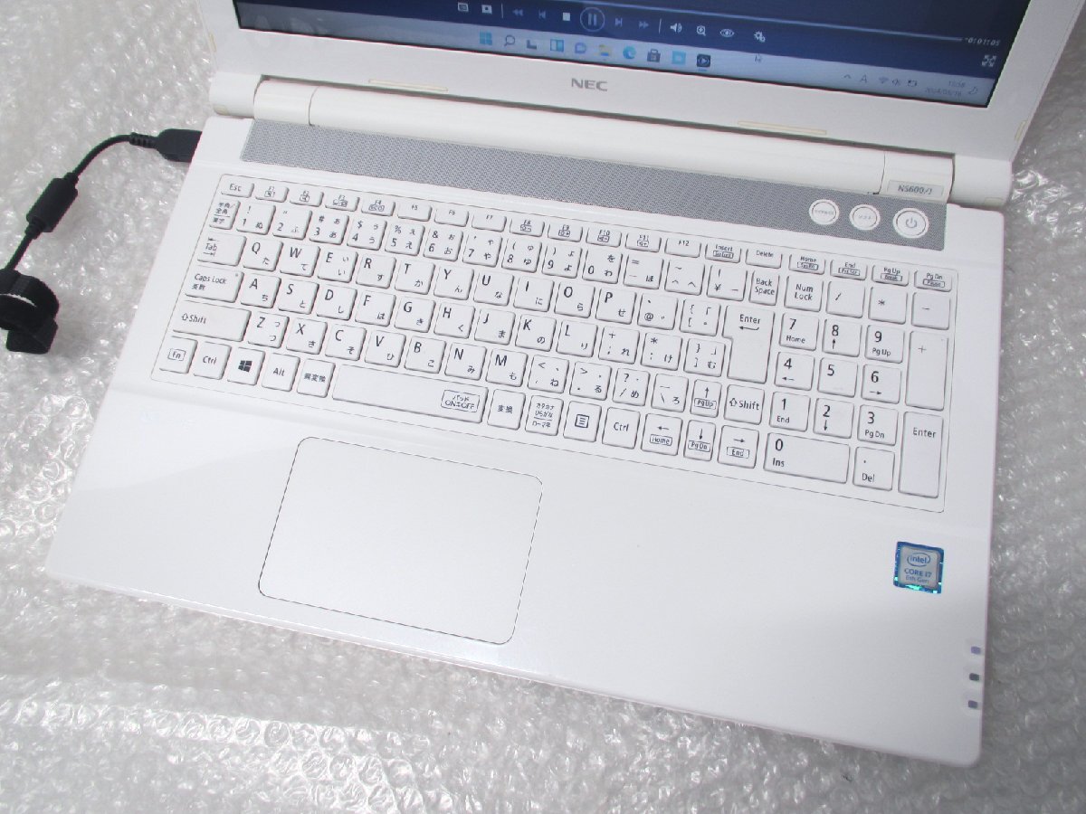 ■◆ NEC Lavie PC-NS600JAW windows11 i7-8550U 1.80GHz 8GB HDD1TB 15.6型　ノートＰＣ_画像5