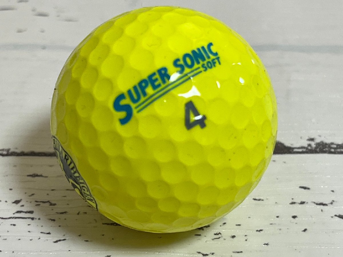 ■ 未使用 キャスコ kasco XD701 super sonic ゴルフボール ホワイト・イエロー 30球セット ★_画像8