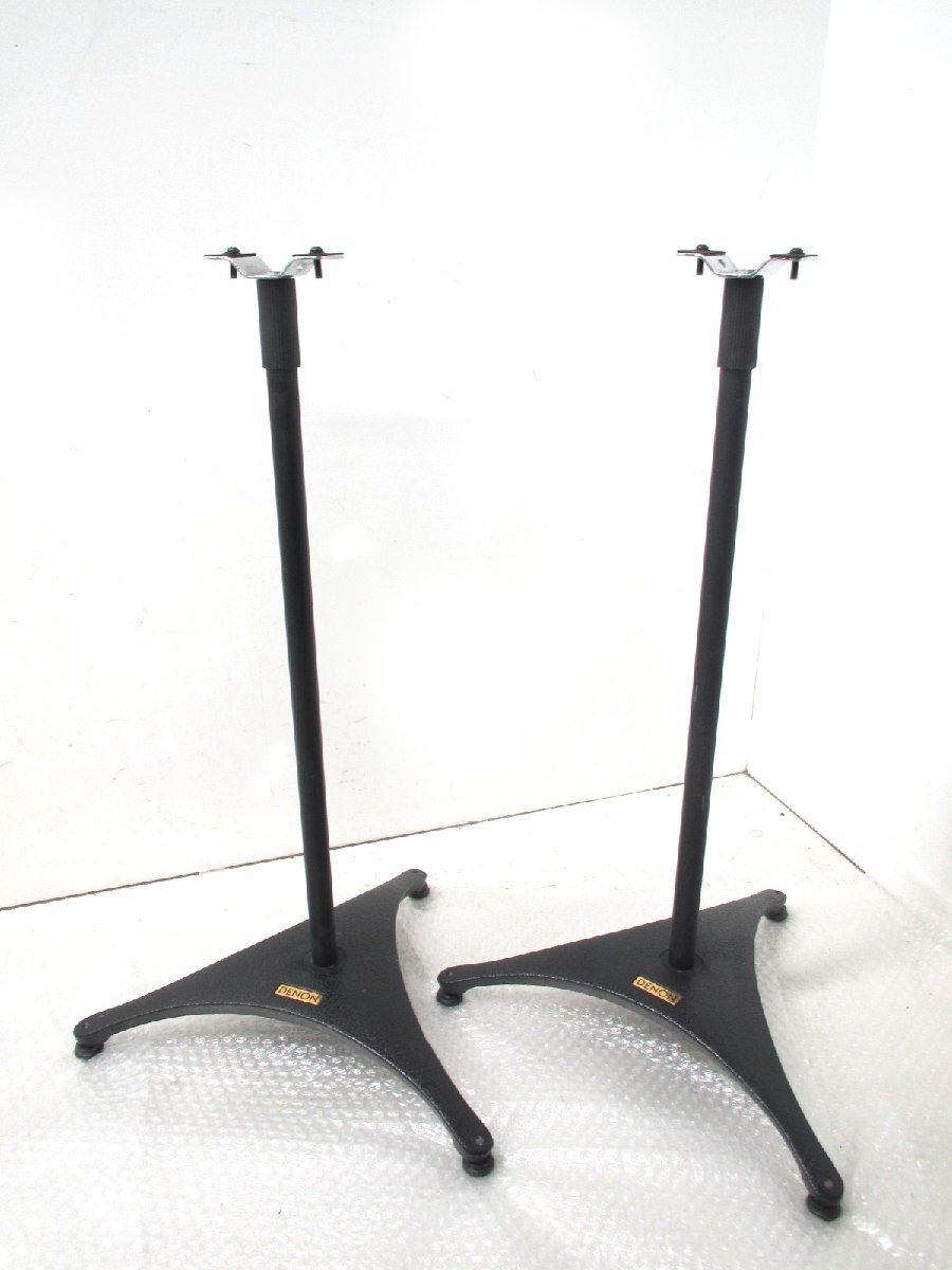 #* Denon ASS-80-K Denon speaker stand pair black ASS-80 audio 