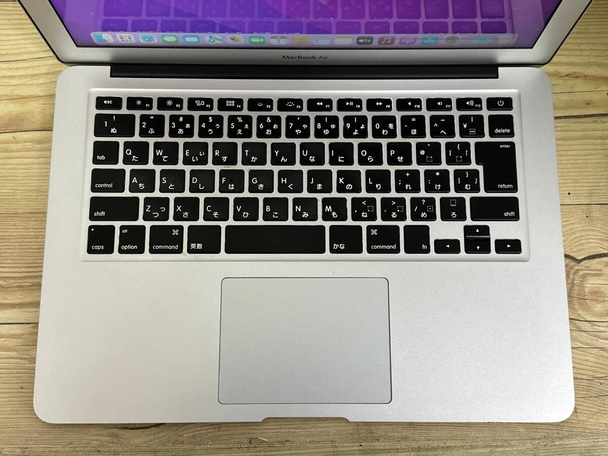 【良品♪】MacBook Air 2017(A1466)[Core i5(5350U)1.8Ghz/RAM:8GB/SSD:128GB/13インチ]Monterey インストール済 動作品の画像2