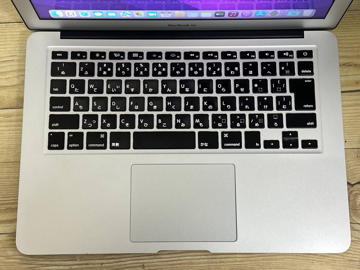 【動作OK♪】MacBook Air 2015 A1466[Core i5(5250U)1.6Ghz/RAM:4GB/SSD:128GB/13インチ]Catalina インストール済 動作品　_画像2