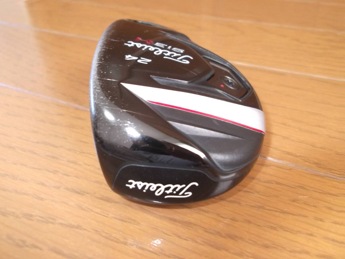 【良品・913H・24度】Titleist タイトリスト 913H U5 ユーティリティ 24度 ヘッドのみ ヘッドカバーなし 日本仕様 ハイブリッド_　　　　　トゥー側：きれいです。