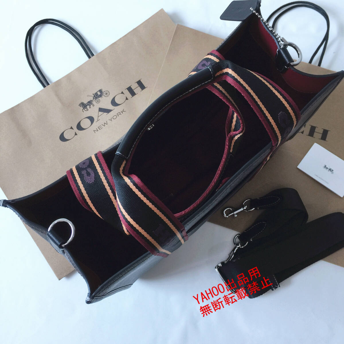 ★COACHバッグ★コーチ CN058 ダークブラウン ハンドバッグ トートバッグ ショルダーバッグ 手提げバッグ 2WAY スミストートアウトレット品の画像6