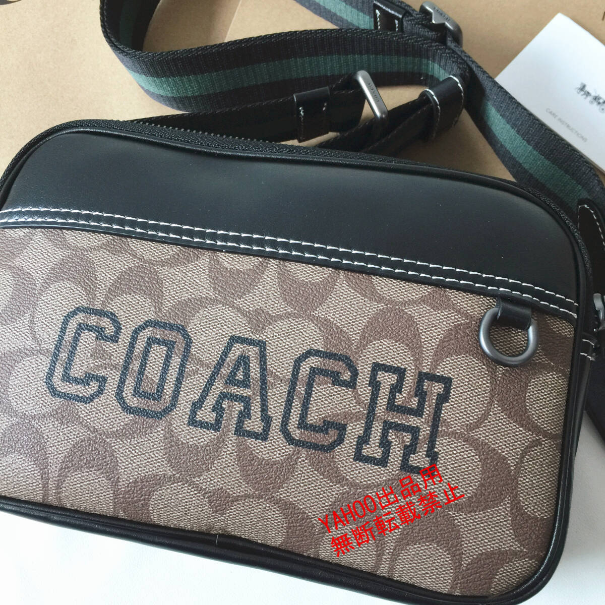 ★COACHバッグ★コーチ CE638 ブラック グラハム ショルダーバッグ ボディーバッグ クロスボディー斜めがけバッグ メンズ アウトレット品_画像2