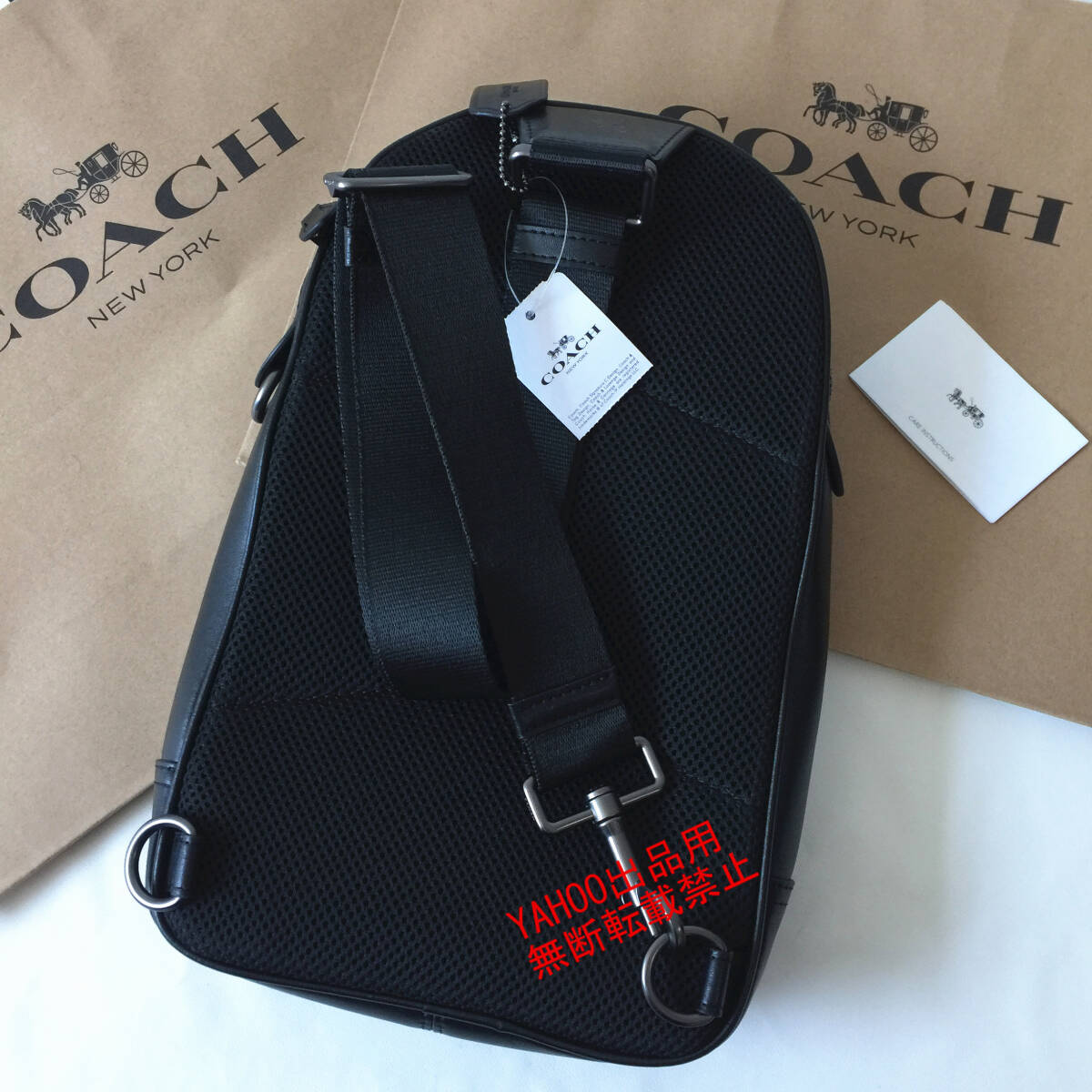 ★COACHバッグ★コーチ F37573 チャコール×ブラック ボディーバッグ スリングバッグ ショルダーバッグ クロスボディーアウトレット品 新品_画像3