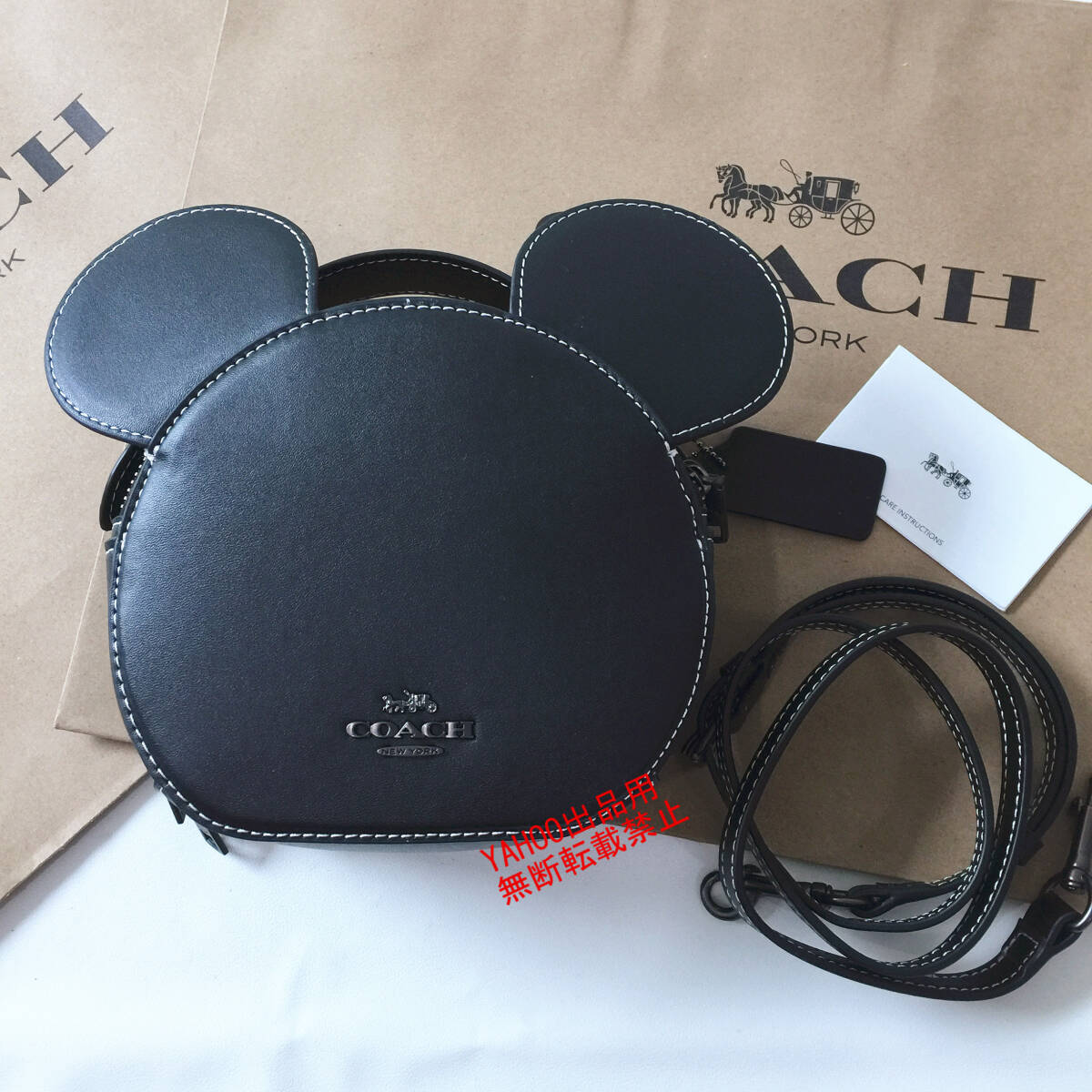 *COACH сумка * Coach CM840 сумка на плечо COACH X DISNEY сотрудничество Mickey Mouse Cross корпус женский сумка outlet 