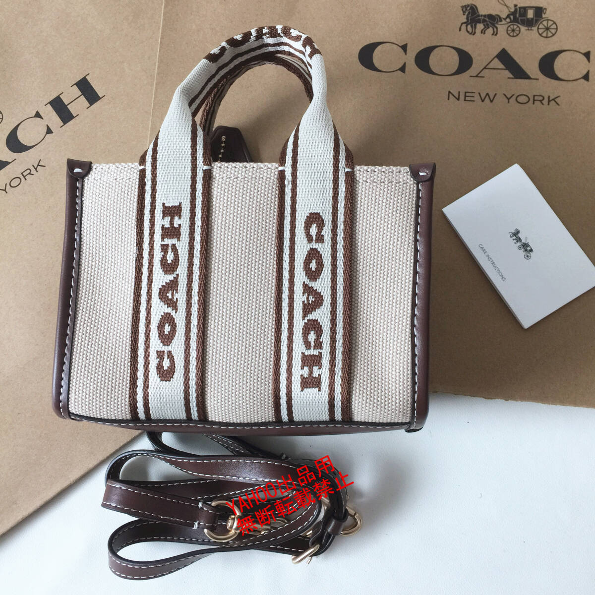 ★COACHバッグ★コーチ CS618 ナチュラルマルチ ハンドバッグ ミニトート ショルダーバッグ 手提げバッグ スミストート アウトレット品_画像2