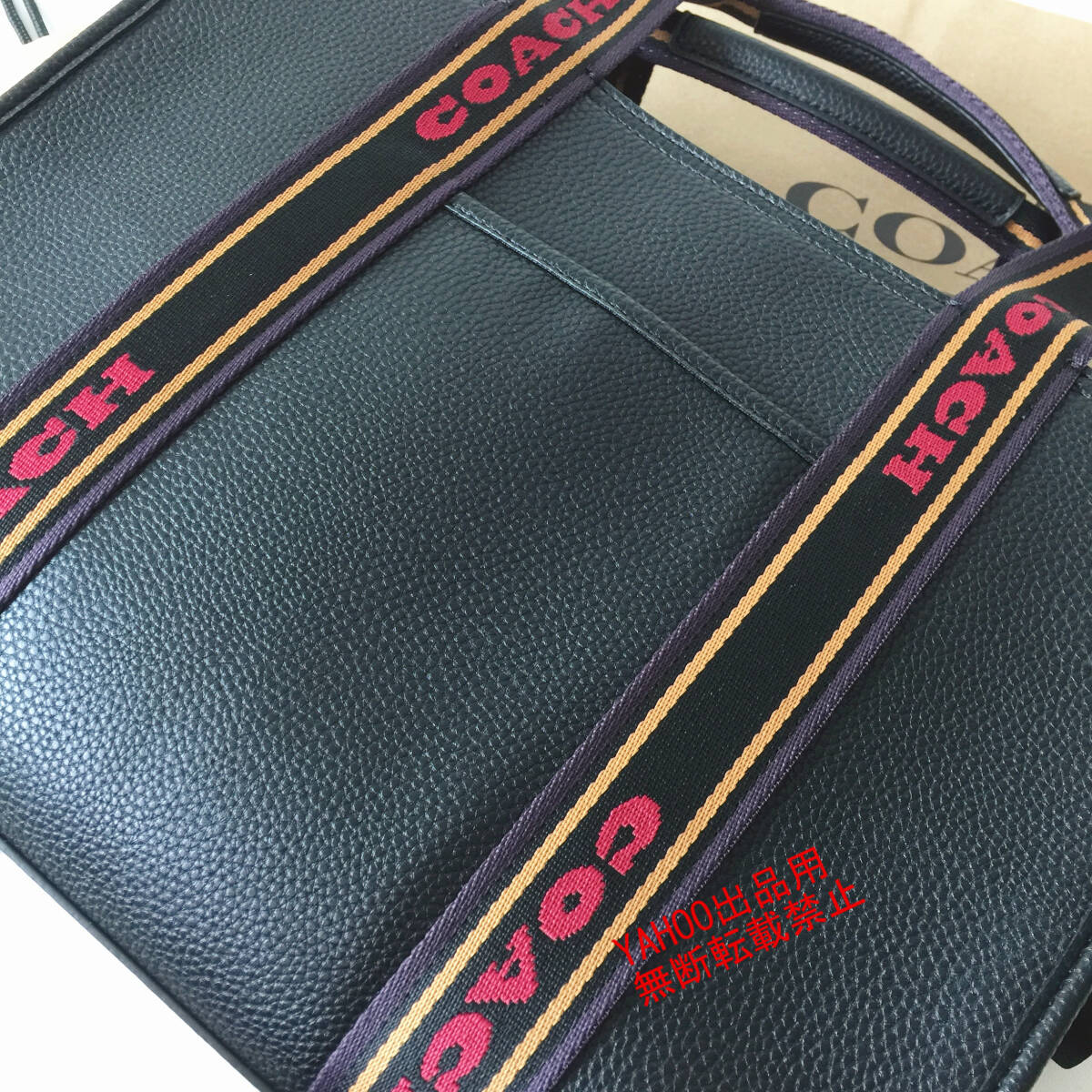 ★COACHバッグ★コーチ CM067 BLACK ハンドバッグ トートバッグ ショルダーバッグ 手提げバッグ 2WAY スミストートアウトレット品 新品_画像2