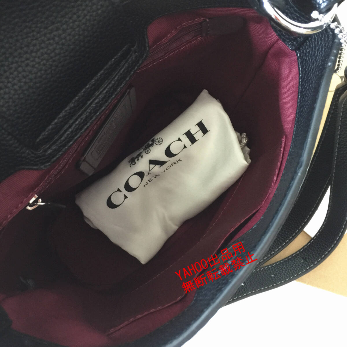 ★COACHバッグ★コーチ CR153 ブラック バケットバッグ ショルダーバッグ レディースバッグ 2WAY斜め掛けバッグ アウトレット品_画像8