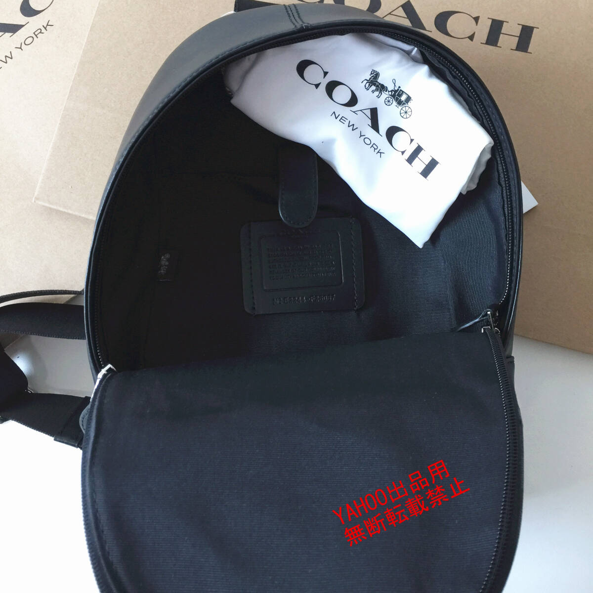 ★COACHバッグ★コーチ F26067 チャコール×ブラック ボディーバッグ スリングバッグ ショルダーバッグ クロスボディーアウトレット品 新品_画像7