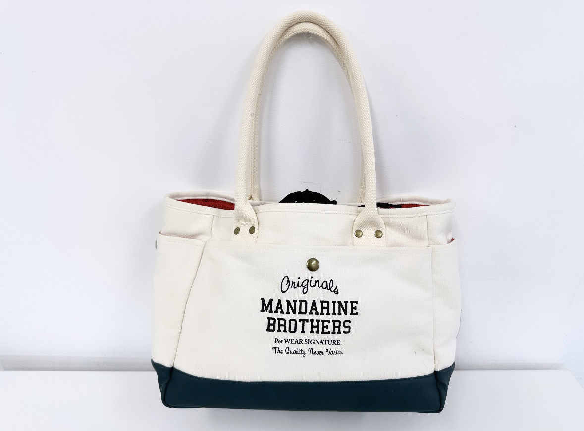 100円～◎Mandarine Brothers マンダリンブラザーズ ドッグキャリーバッグ 犬用キャリーバッグ 犬 キャリーバッグ MINICARRYBAG ミニバックの画像1