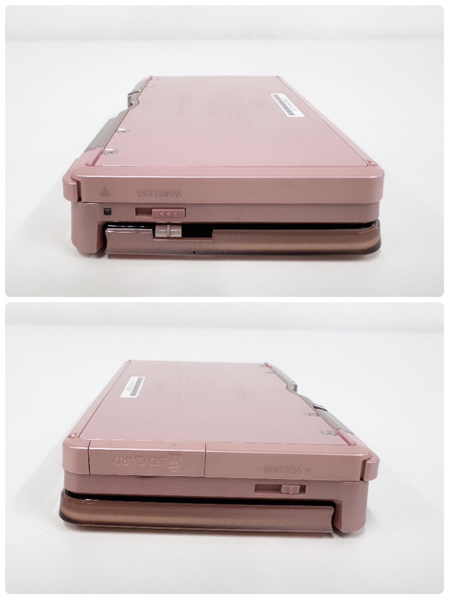 100 jpy ~*NINTENDO nintendo 3DS MISTY PINK Misty pink WAP-002 body boxed adaptor 3DS soft nintendogs+cats